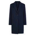 Emreco Single Breasted Revere Collar Coat (Size 12) - Midnight