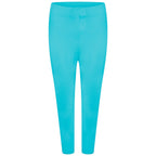 Emreco Stretchable Bengaline Crop Trouser (Size 12) - Aqua