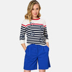 Emreco Tailored Stretch Bengaline Smart Short (Size 10) - Blue
