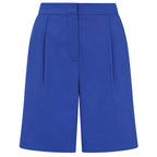 Emreco Tailored Stretch Bengaline Smart Short (Size 10) - Blue