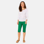 EMRECO Stretch Knee Length Short (Size 16) - Emerald