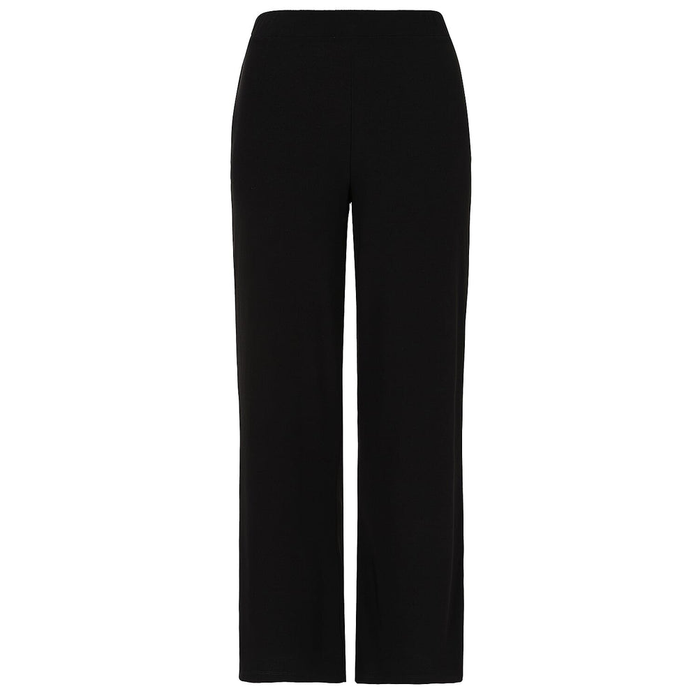 Emreco Wide Leg Ity Pant-Trouser - Black
