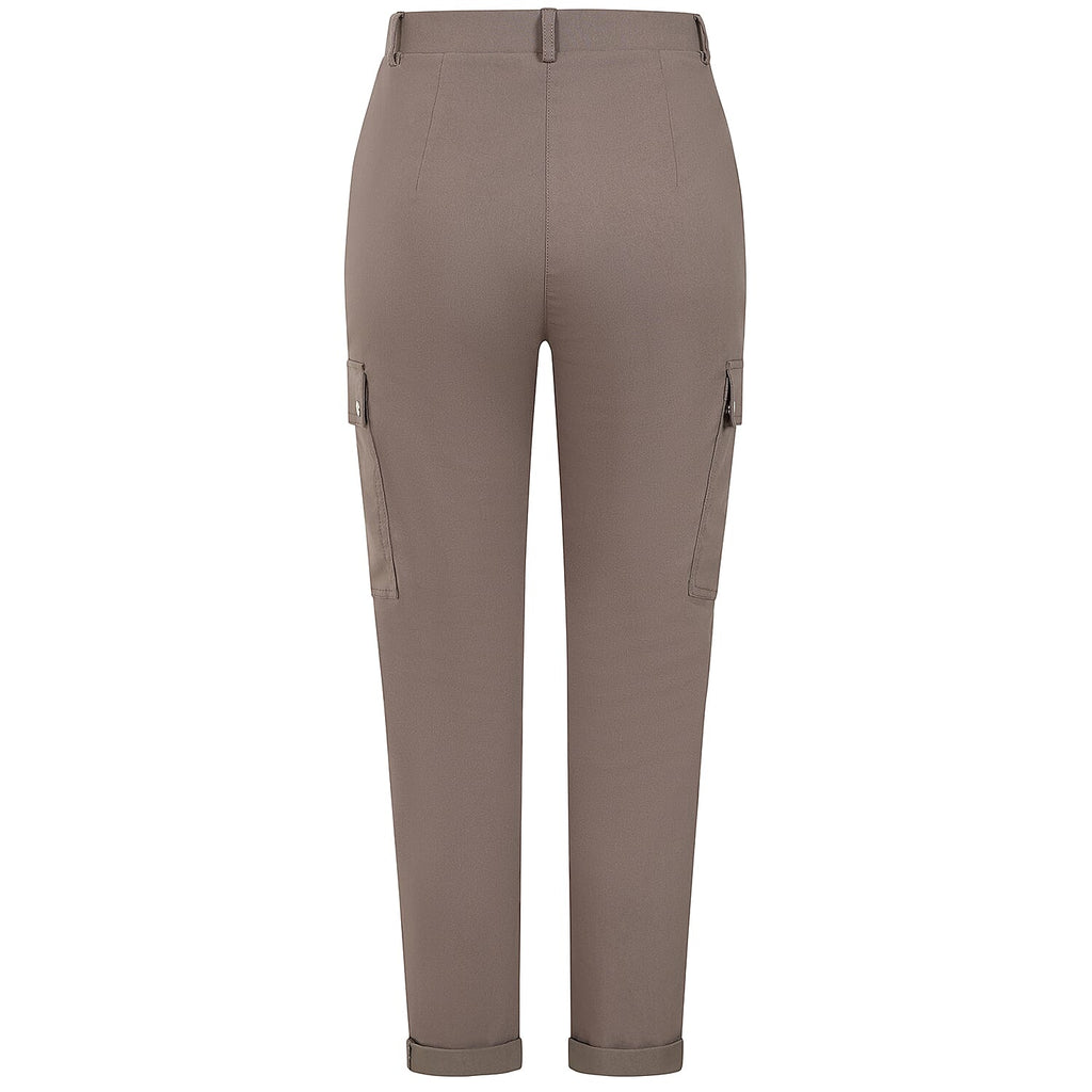 Emreco Combat Style Stretch Utility Trouser (Size 10) - Deep Stone