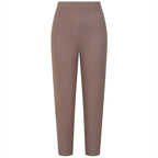 Emreco Fleece Lined Pull On Bengaline Trouser (Size 10) - Stone