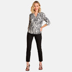 Fleece Lined Pull On Bengaline Trouser 29 (Size - 12) - Black