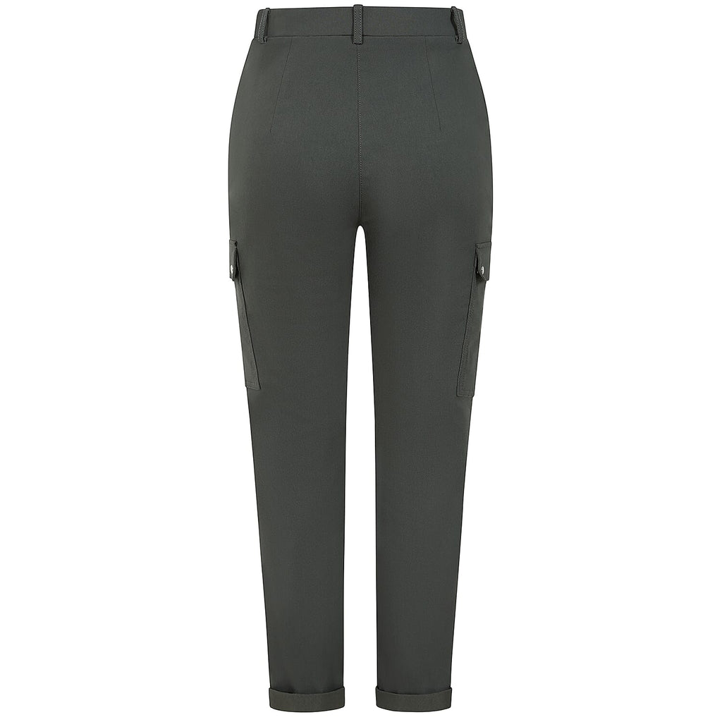Emreco Combat Style Stretch Utility Trouser (Size 14) - Dark Khaki