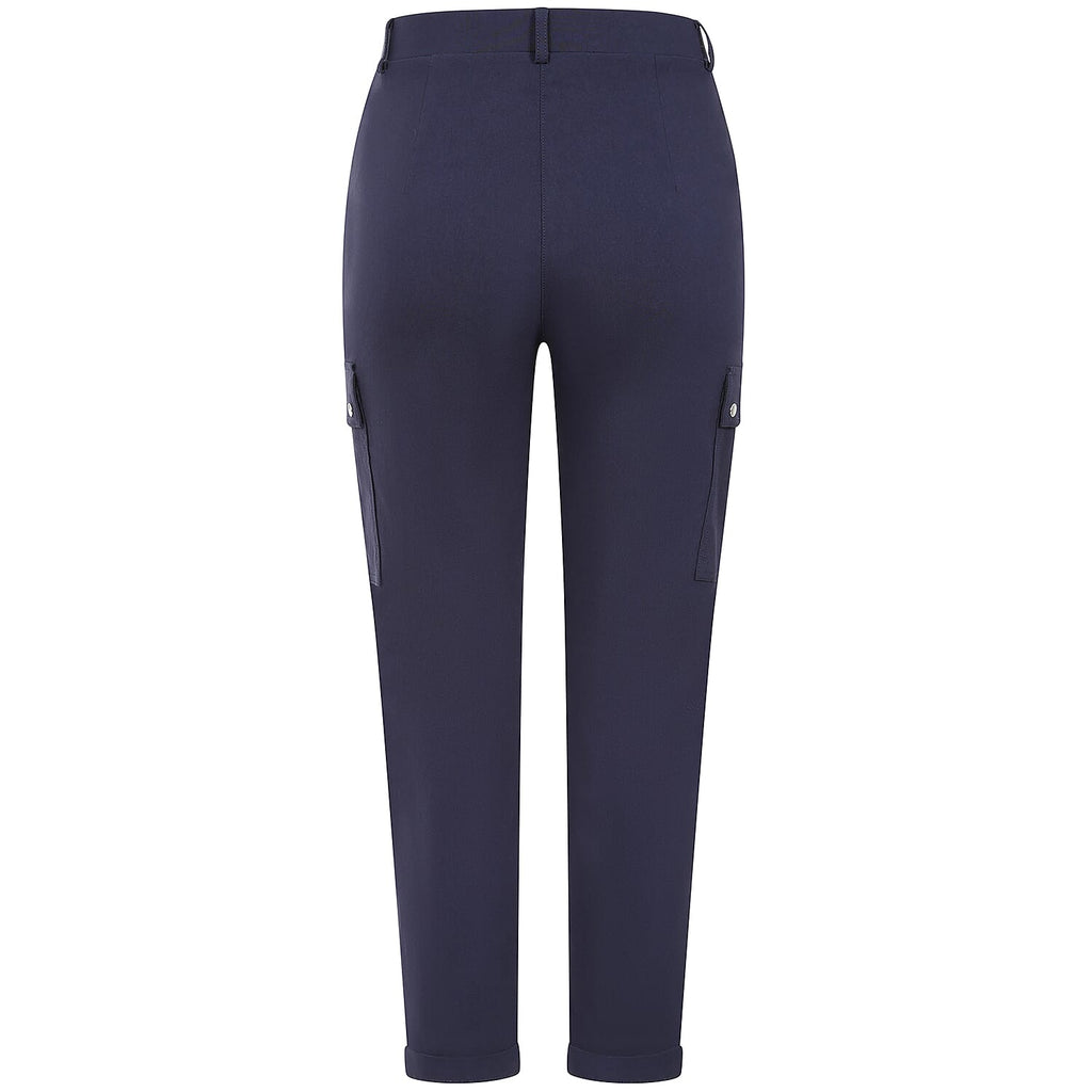 Emreco Combat Style Stretch Utility Trouser (Size 14) - Navy