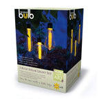NEW - Energy-Saving NOMA Solar String Lights with 3 Clear Bulbs