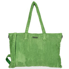 Enrico Benetti Corduroy Shopper Bag (Size 53x16x36 cm) - Green