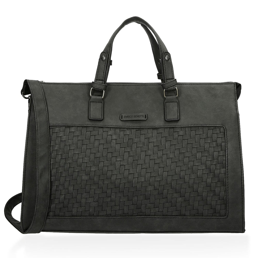 Enrico Benetti PU Backpack (Size 27x15x39 cm) - Black