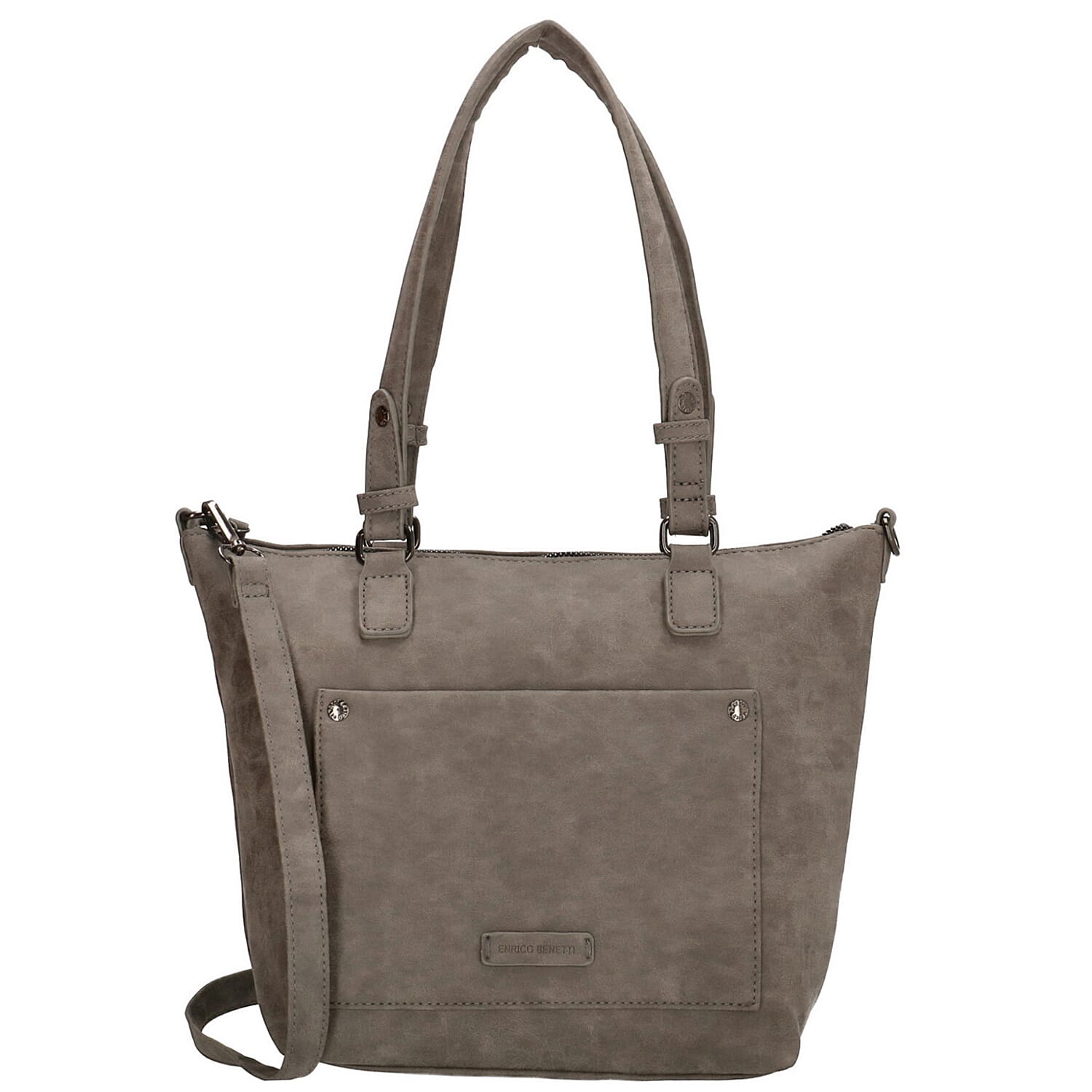 Designer Closeout - Enrico Benetti Shoulder Bag - Midgrey