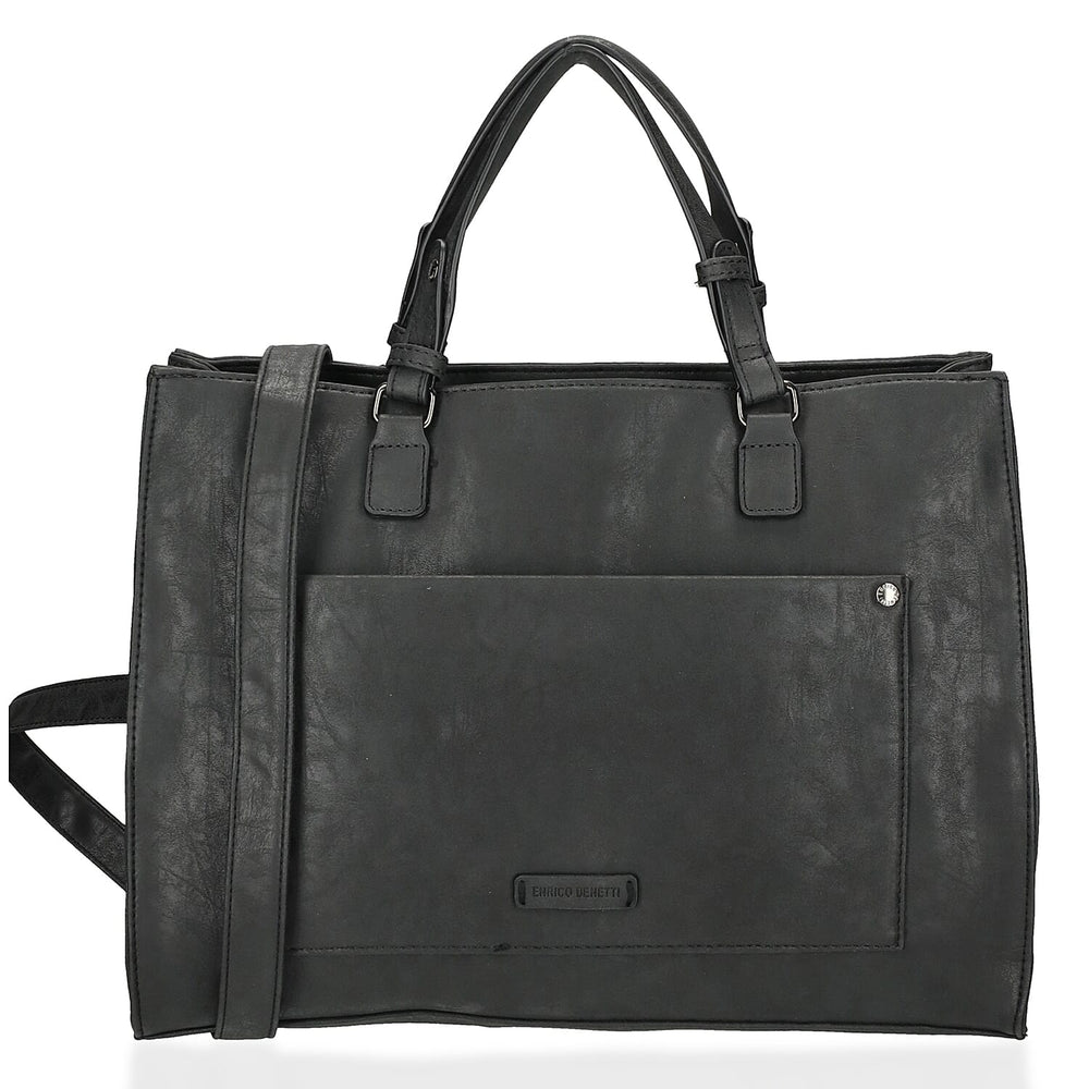Enrico Benetti PU Laptop Bag (Size 29x11x37 cm) - Black