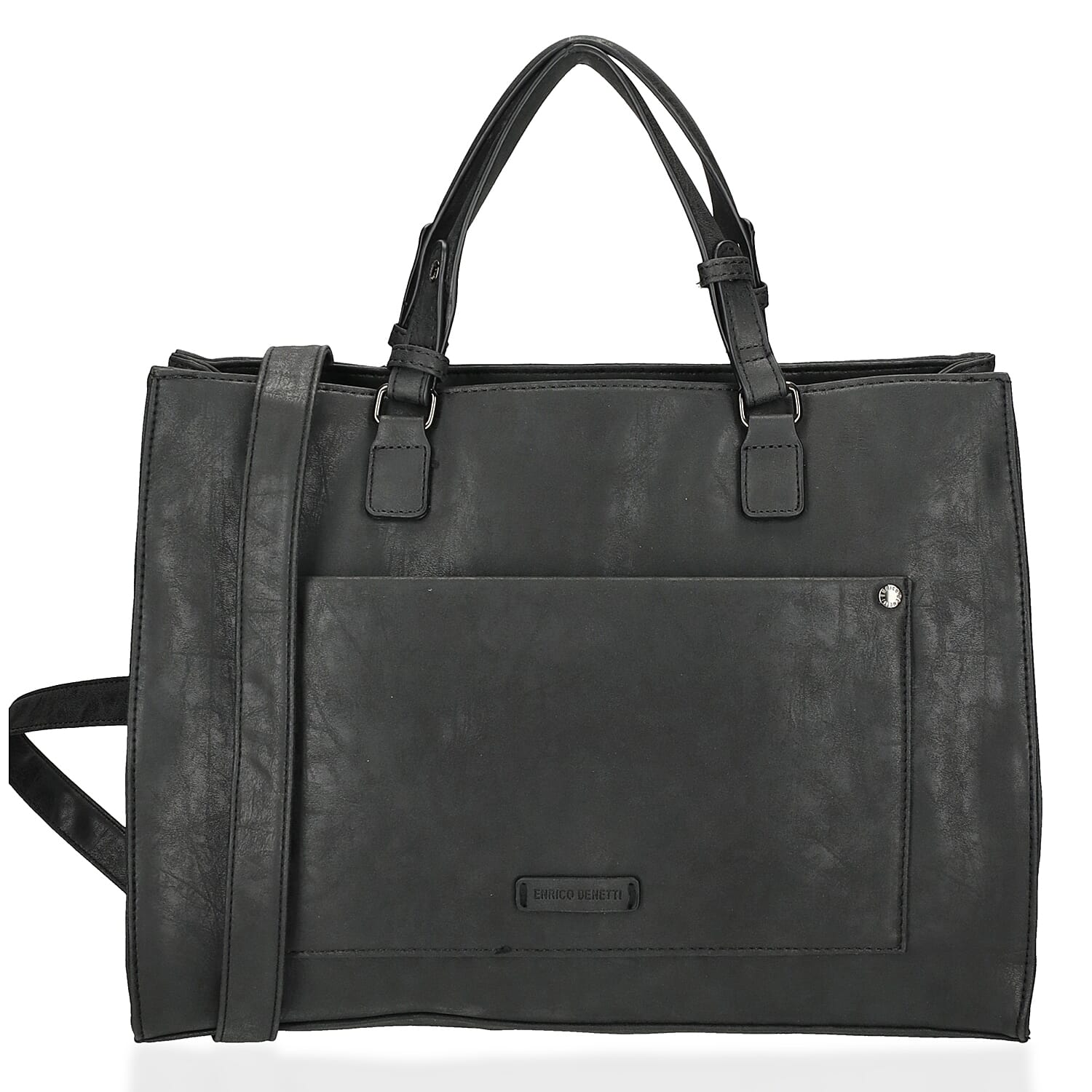 Enrico Benetti PU Laptop Bag (Size 29x11x37 cm) - Black