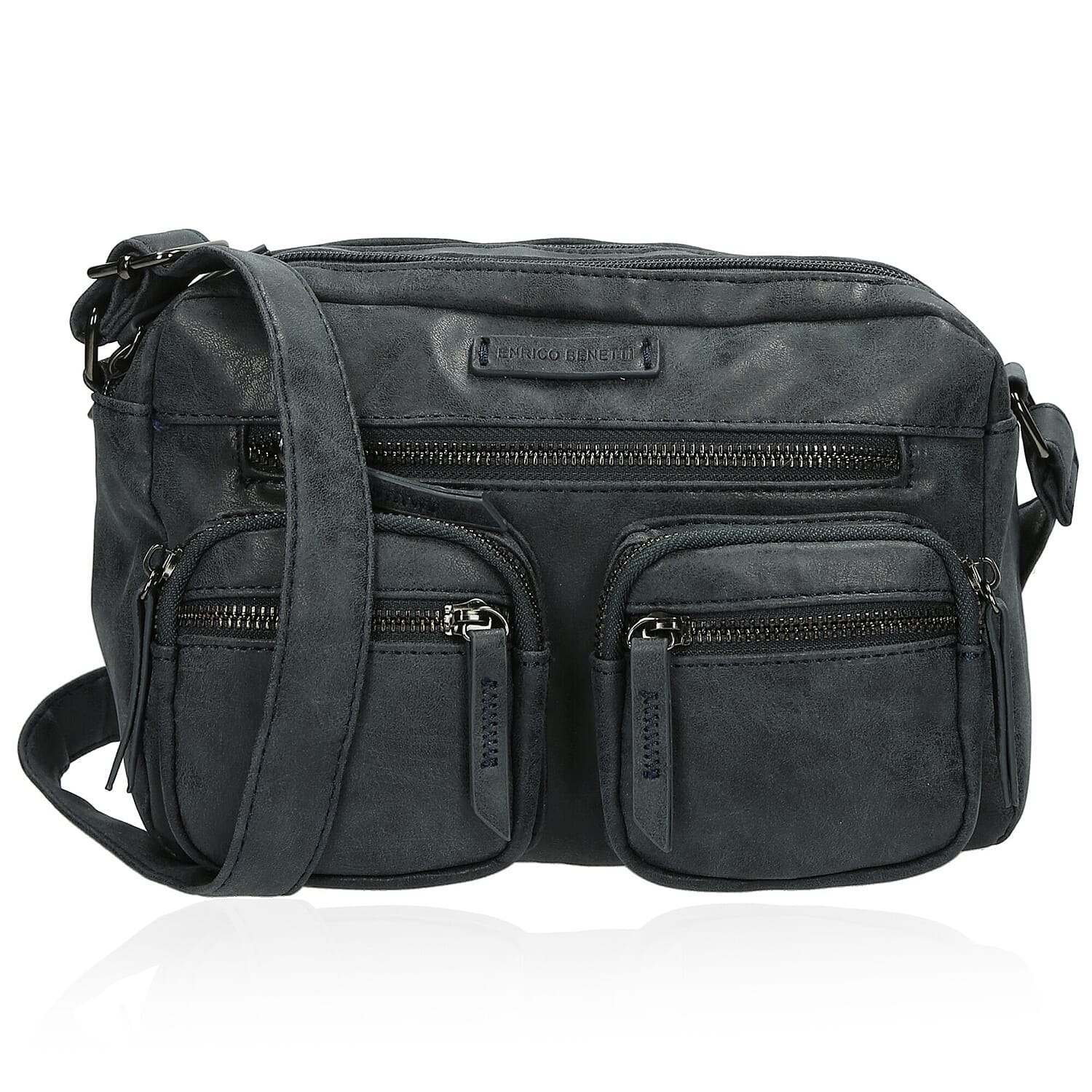 Enrico Benetti PU Shoulder Bag (Size 24x9x15 cm) - Blue