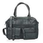 Enrico Benetti Leatherette Shoulder Bag - Navy