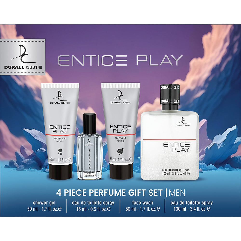Entice Play 4 Piece Perfume Gift Set