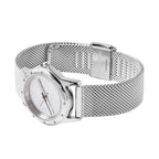 EON 1962 Swiss Movement Meteorite Dial 5ATM Water Resistant Watch in Stainless Steel Mesh Strap