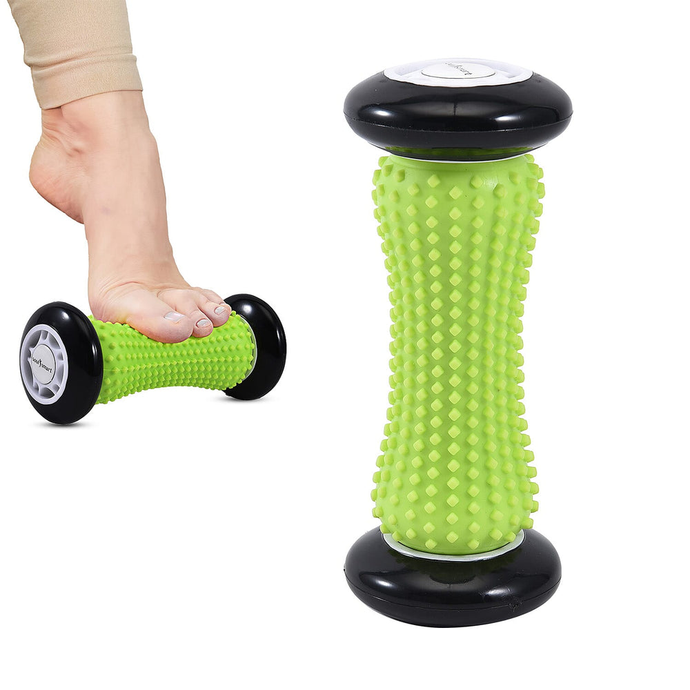 Ergonomic Body Massage Roller - Black - Green