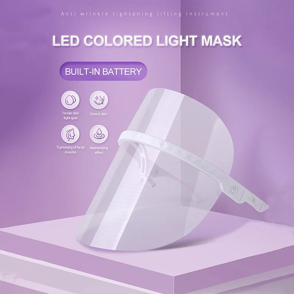 THE BEST GALA DEAL -Erth Beauty Ultimate Skin Treatment 3 Colour Led Mask - Red, Blue and Yellow LED Lights