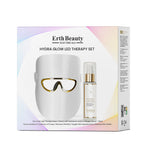 Erth Beauty Hydra Glow Led Therapy Set (Led Light Therapy Mask White with Ha Serum)