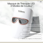 Erth Beauty Hydra Glow Led Therapy Set (Led Light Therapy Mask White with Ha Serum)