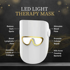 Erth Beauty Hydra Glow Led Therapy Set (Led Light Therapy Mask White with Ha Serum)