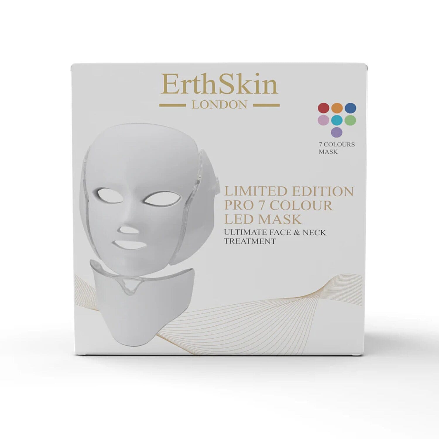 ErthSkin Limited Edition Pro 7 Colour LED Face - Neck Mask