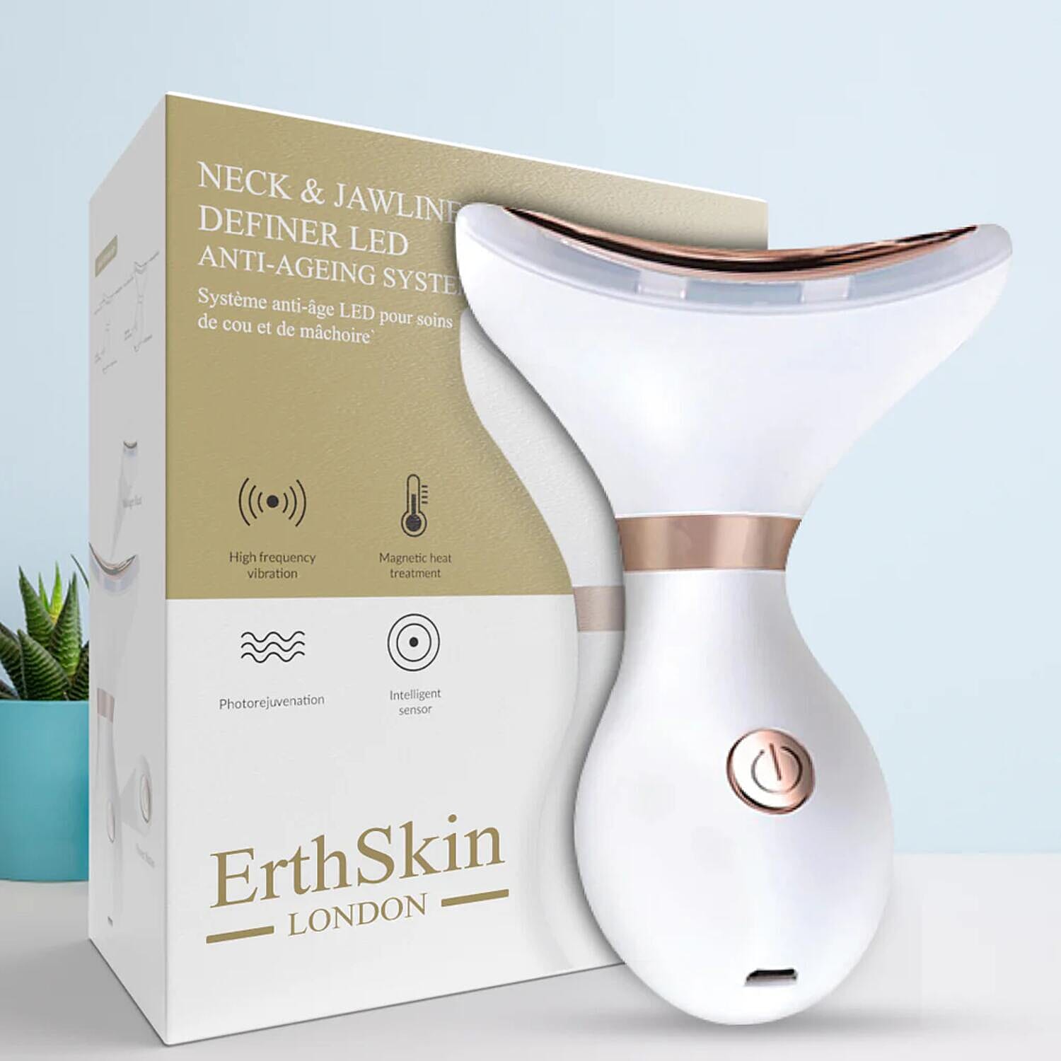 ErthSkin Neck - Jawline Definer LED Anti-Ageing System
