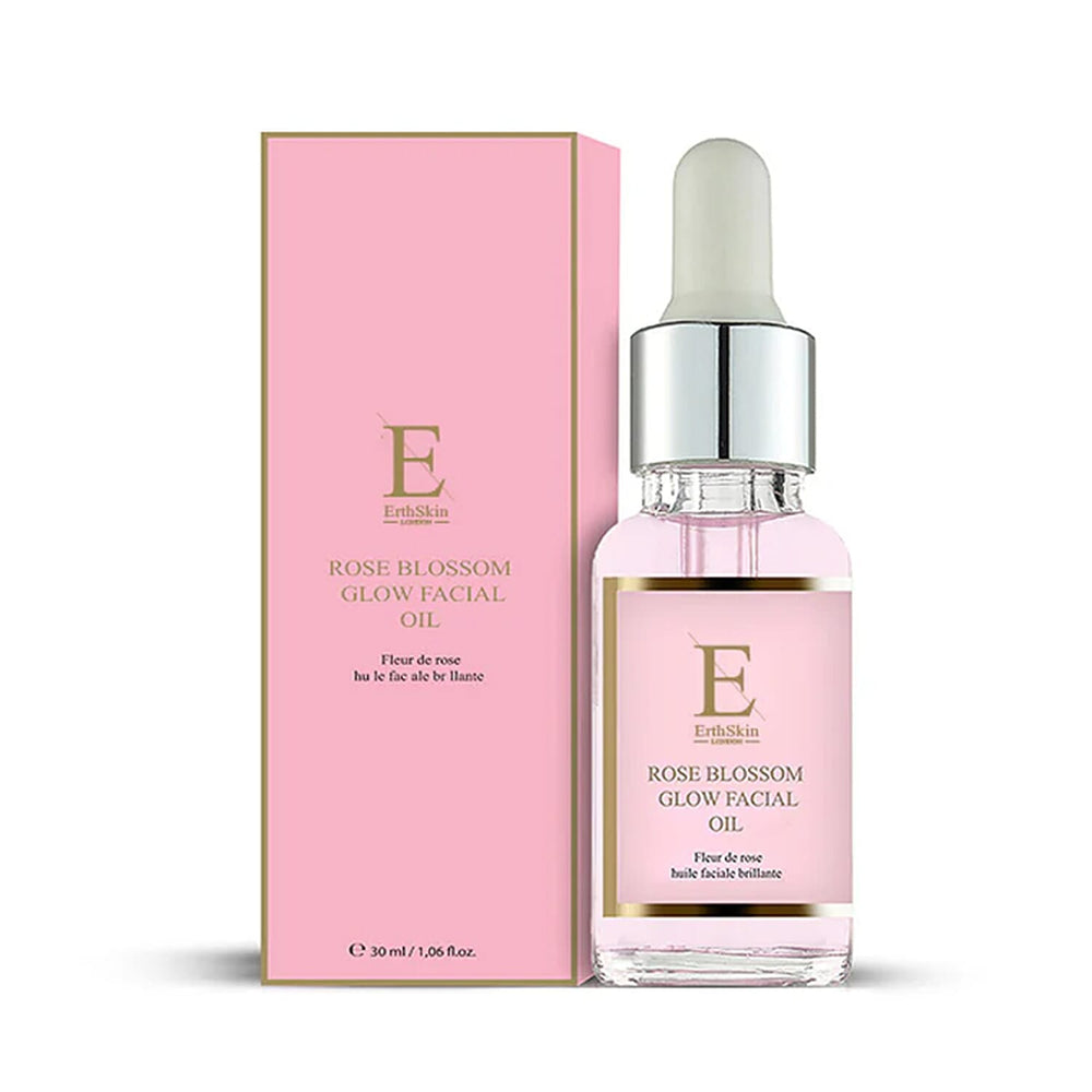 ErthSkin Rose Blossom Glow Facial Oil - 30ml