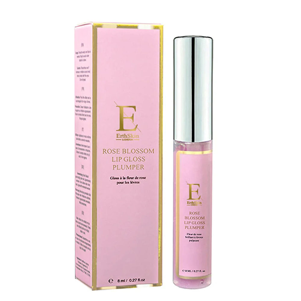 ErthSkin Rose Blossom Lip Gloss Plumper - 8ml