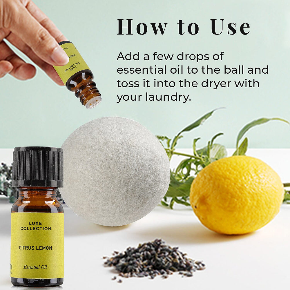Essential Oil-Infused Wool Dryer Balls