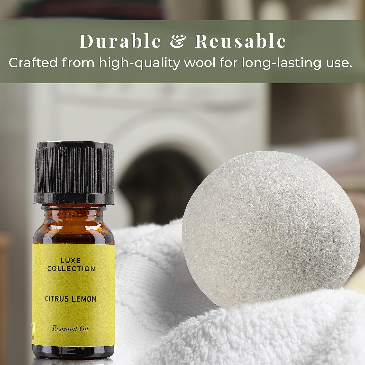 Essential Oil-Infused Wool Dryer Balls