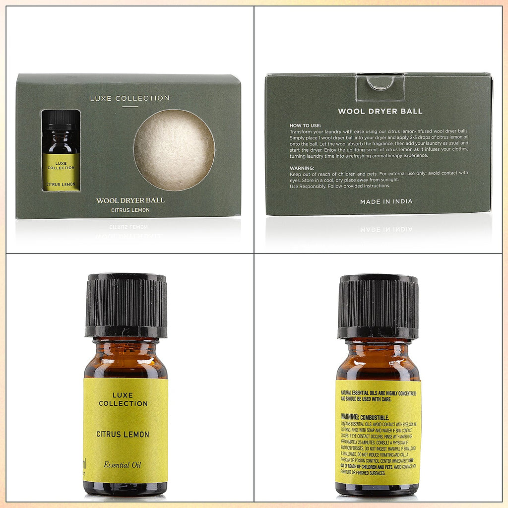Essential Oil-Infused Wool Dryer Balls