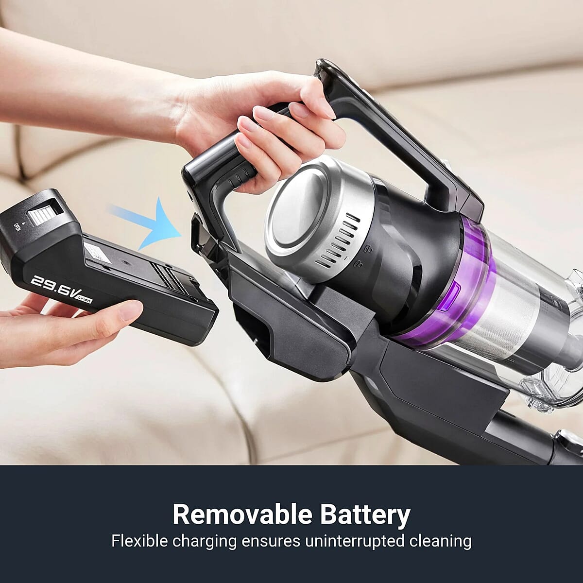 Eureka Cordless Vacuum Cleaner, 5 Stage Filteration System with Cleaning Station