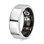 Soul Smart V1 Smart Ring - Stainless Steel Fitness Tracker with Heart Rate, SpO2, Sleep Monitor, Bluetooth 5.1, IP68 Waterproof, Magnetic Charging