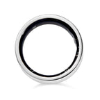 Soul Smart V1 Smart Ring - Stainless Steel Fitness Tracker with Heart Rate, SpO2, Sleep Monitor, Bluetooth 5.1, IP68 Waterproof, Magnetic Charging