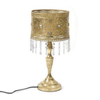 Table Lamp One Size- Brass & Multicolor