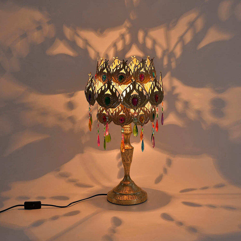 Table Lamp One Size- Multi Color & Multicolor