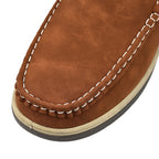 Exmouth Mens Slip On Boat Shoes (Size 10) - Brown