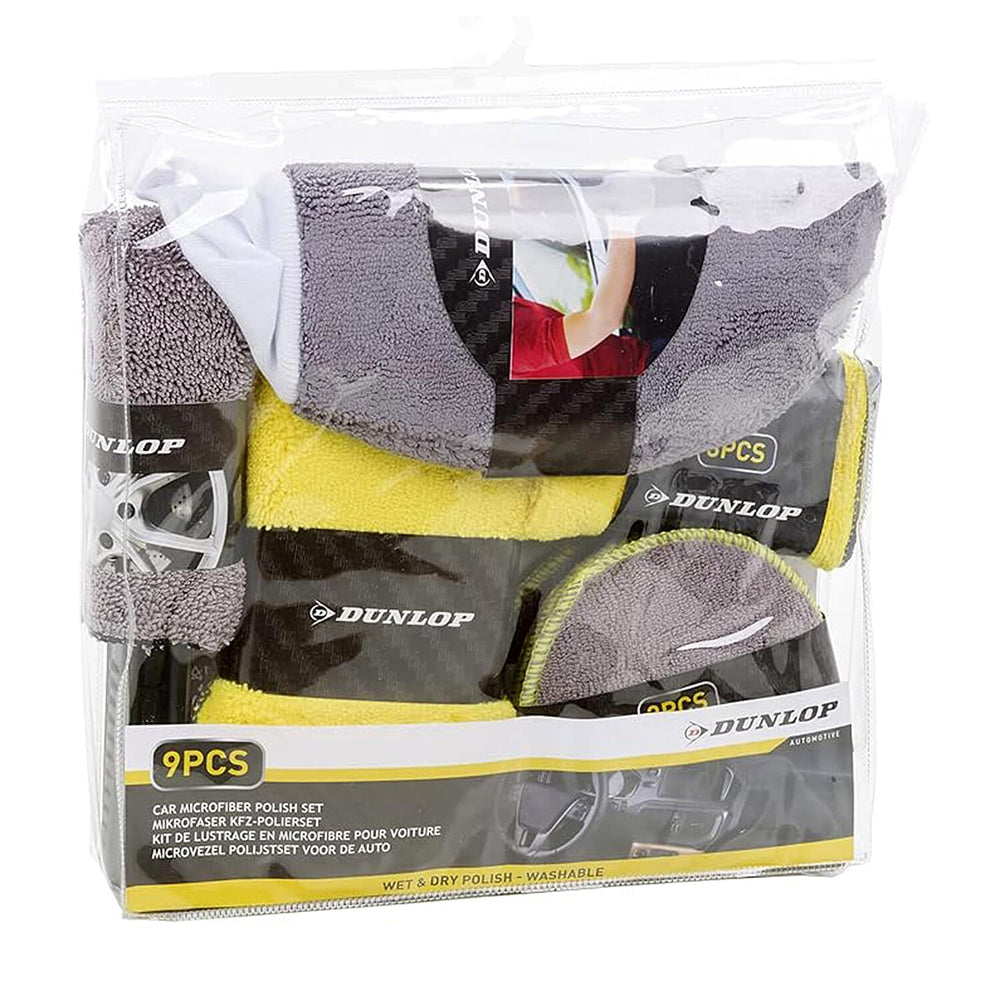 Dunlop Exterior Car Cleaning Set - Grey