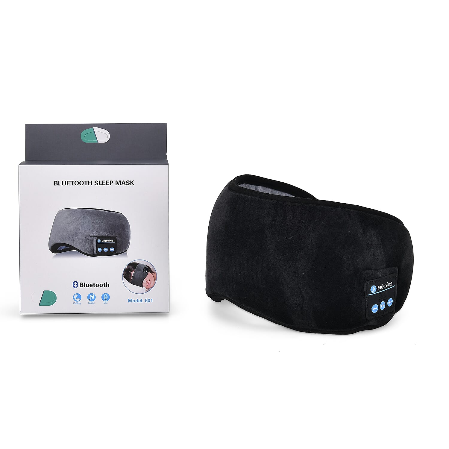 Bluetooth Sleep Mask (Playtime 8 Hrs.) - Black