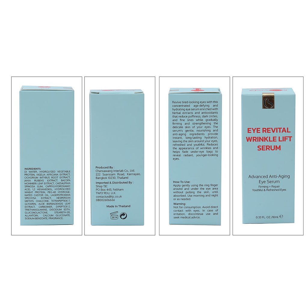 Chansawang- Eye Revital Wrinkle Lift Serum-Anti-Aging Serum - 10ml
