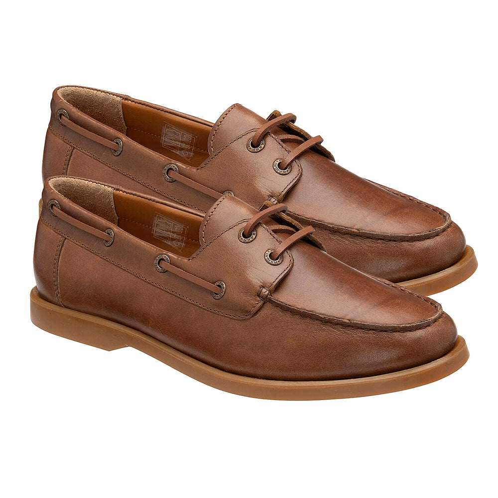 FRANK WRIGHT Keel Leather Boat Shoe (Size 8) - Tan