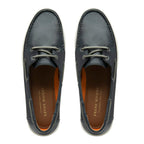 FRANK WRIGHT Keel Leather Boat Shoe (Size 9) - Navy
