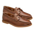 FRANK WRIGHT Keel Leather Boat Shoe (Size 10) - Tan