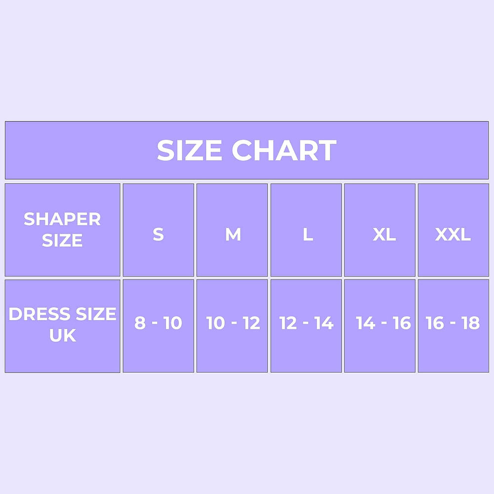 Set of 2 - Slim n Lift Silhouette Shaper with Lace (Beige-Black) -  Large