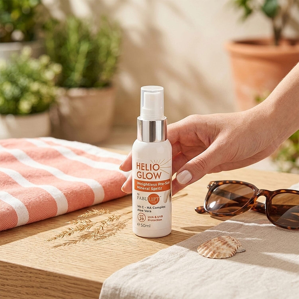 Fabulift Helio Glow Pre Sun Spritz Face - 50ml
