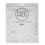 Face Halo Trio Set (Includes Bamboo make up remover - 8 x Bamboo Pads with Bag, Dual-Sided Exfoliator and Polish Pad & Headband with Bag)