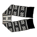 Fairisle Reversible Knit Scarf (Size 138x18 Cm) - Dark Blue & Cream