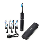 Fairywill Sonic Electronic Toothbrush with Travel Case; Comes with 8 Replaceable Toothbrush Heads